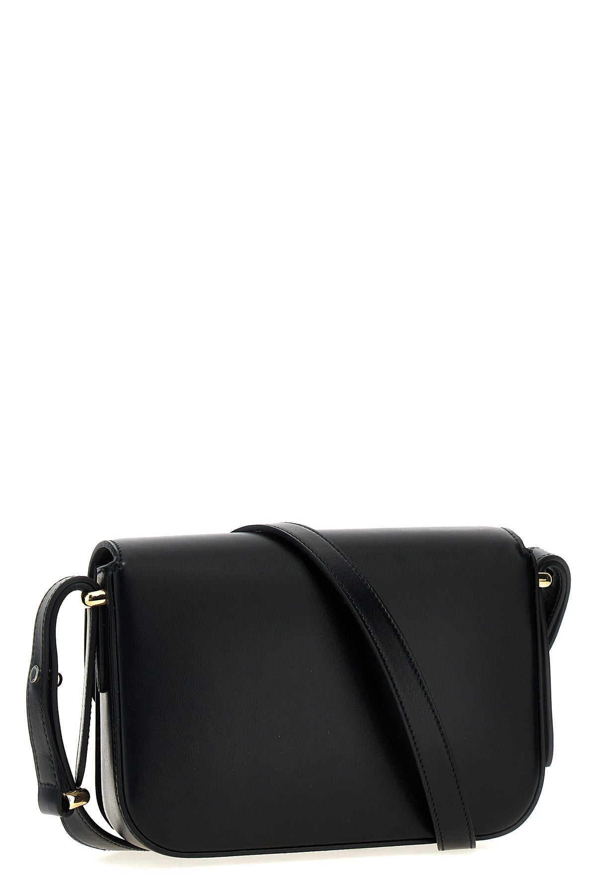 Prada Women Triangle Logo Shoulder Bag