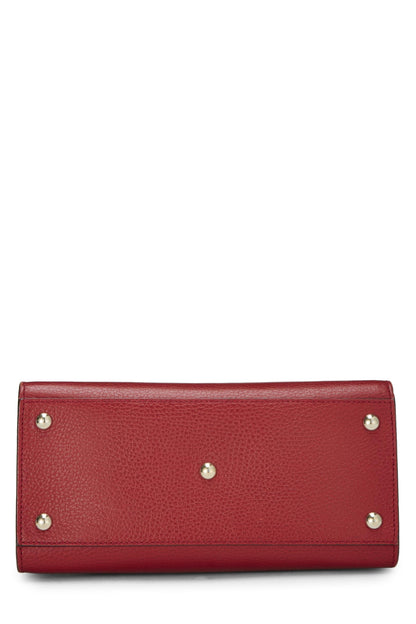 Gucci,  Red Grained Leather Soho Handbag, Red