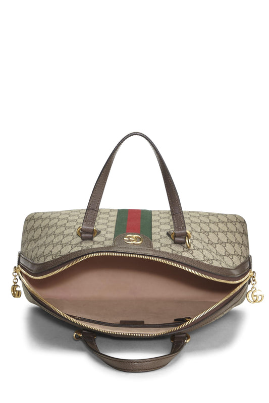 Gucci,  Original GG Supreme Ophidia Dome Bag Medium, Brown