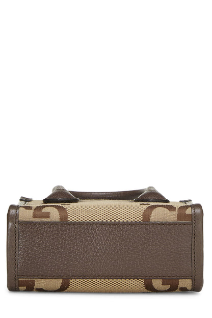 Gucci,  Brown Jumbo GG Canvas Tote Mini, Brown