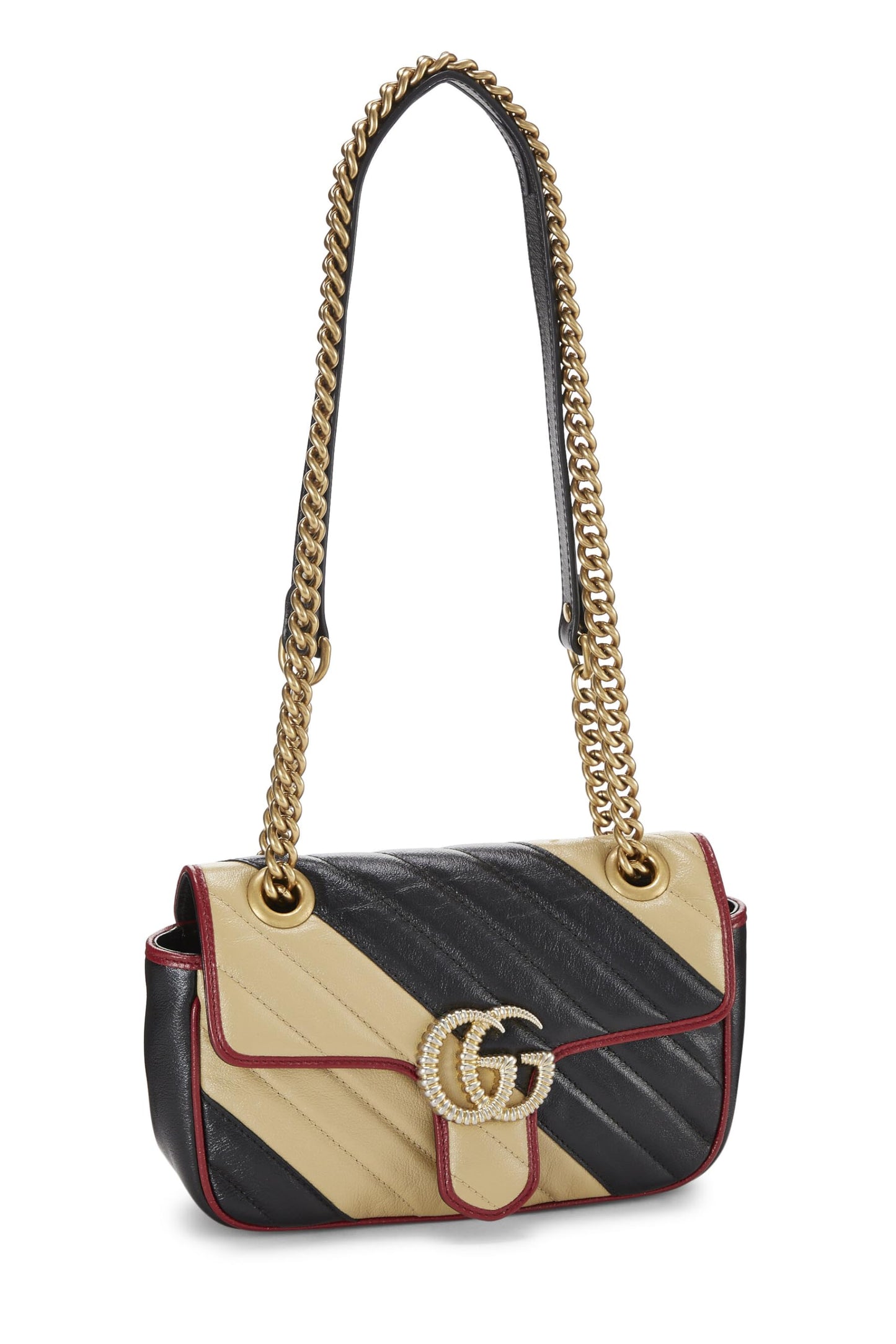 Gucci,  Multicolor Leather GG Marmont Shoulder Bag Mini, Multi