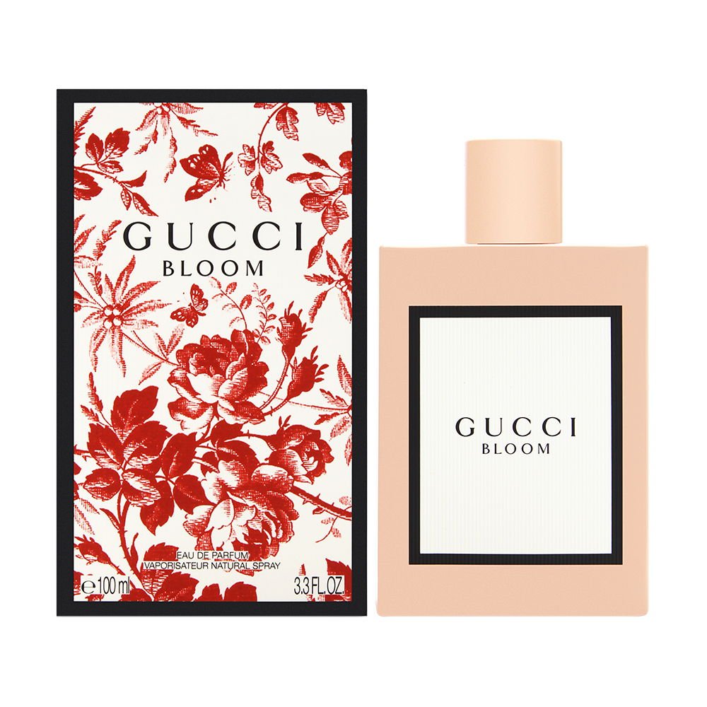 Gucci Bloom 3-Piece Set for Women, (3.4 Oz Eau De Parfum Spray + 3.4 Oz Perfumed Body Lotion+ 0.33 Oz Eau De Parfum Spray)