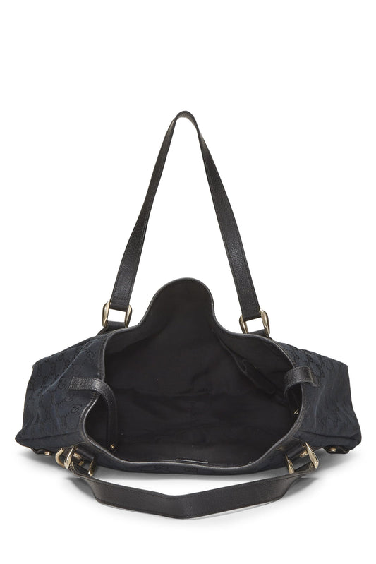 Gucci,  Black Original GG Canvas Abbey Tote, Black