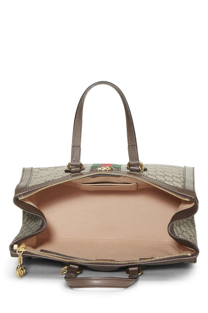 Gucci,  Original GG Supreme Canvas Ophidia Tote Medium, Brown