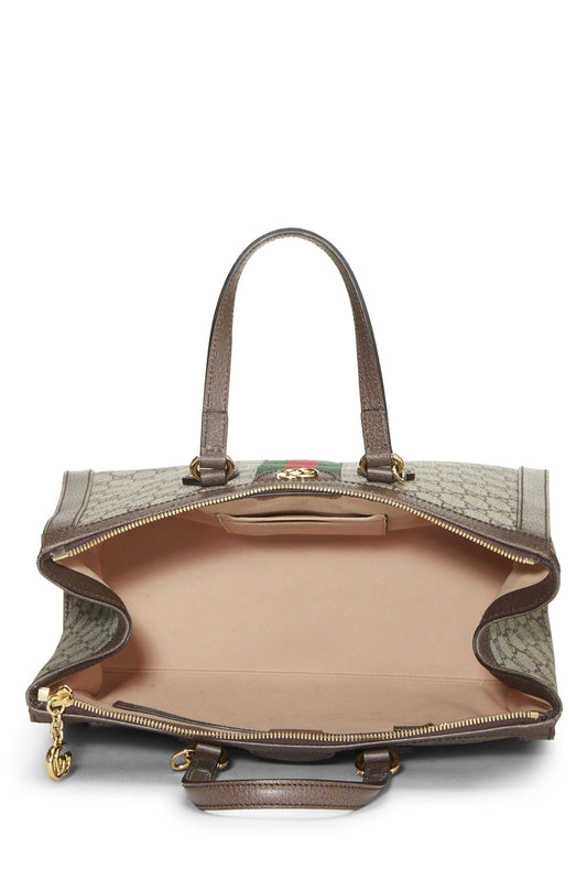 Gucci,  Original GG Supreme Canvas Ophidia Tote Medium, Brown