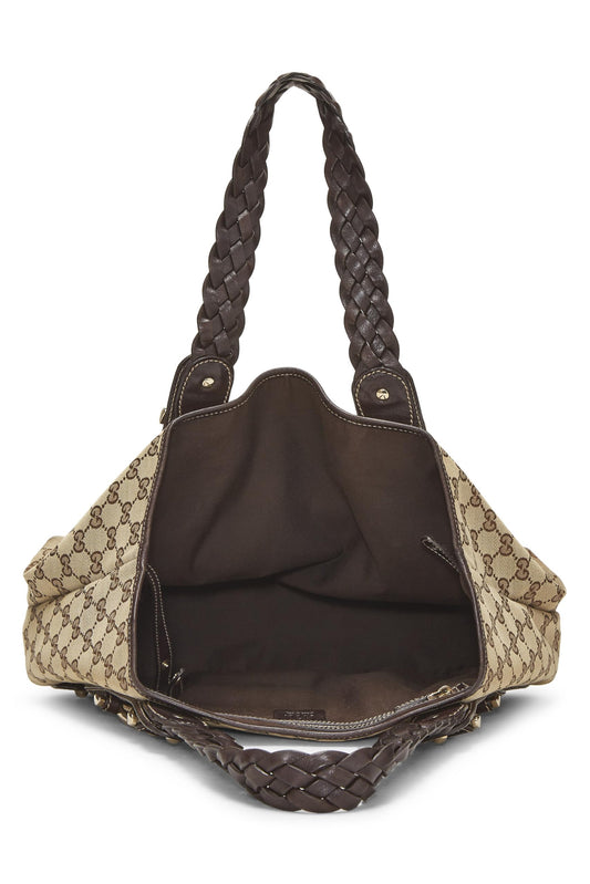 Gucci,  Original GG Canvas Pelham Tote, Brown