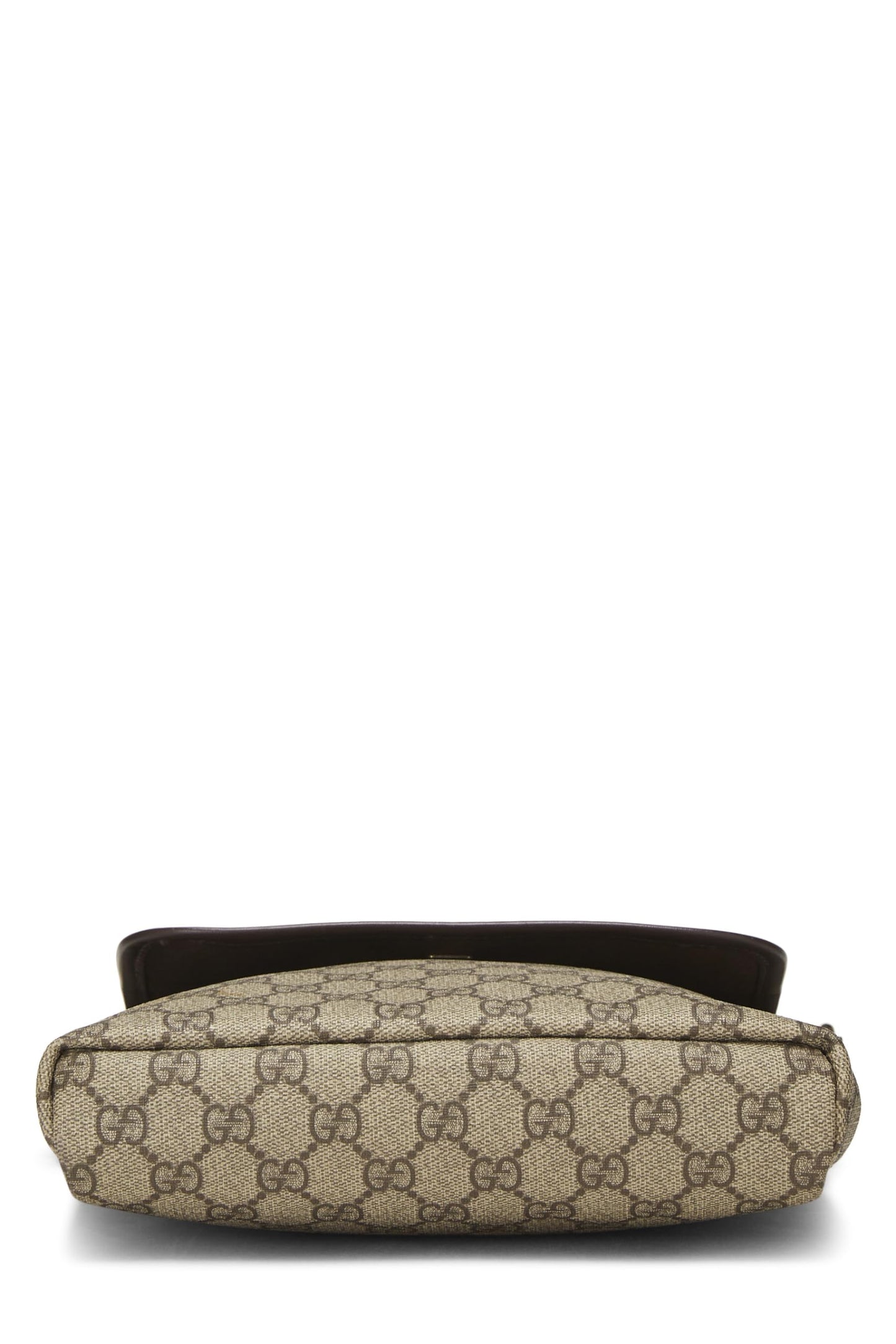 Gucci,  Original GG Supreme Canvas Flap Messenger Small, Brown