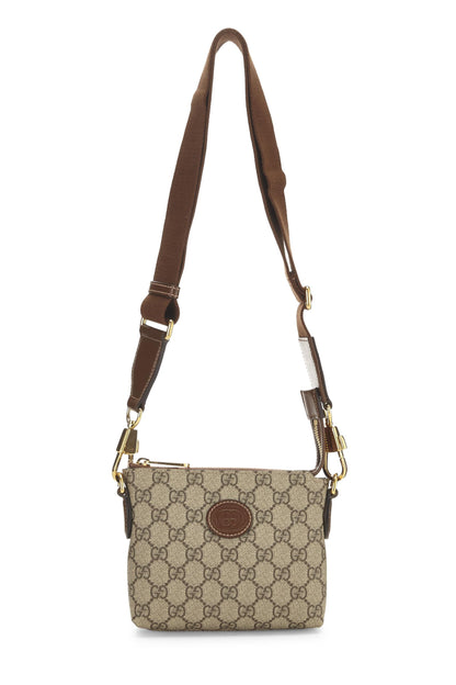 Gucci,  Original GG Supreme Canvas Convertible Wristlet, Brown