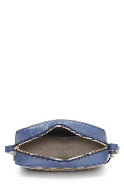 Gucci,  Blue Original GG Canvas Bree Crossbody, Blue