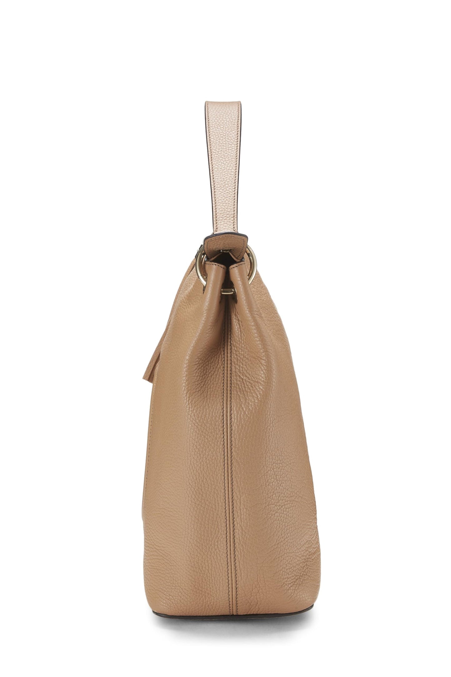 Gucci,  Beige Leather Soho Convertible Hobo Large, Beige