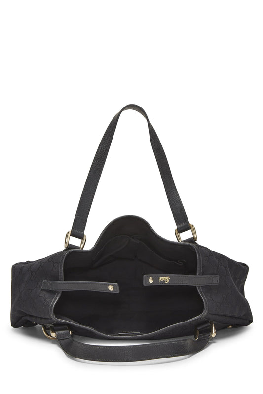 Gucci,  Black Original GG Canvas Abbey Tote, Black