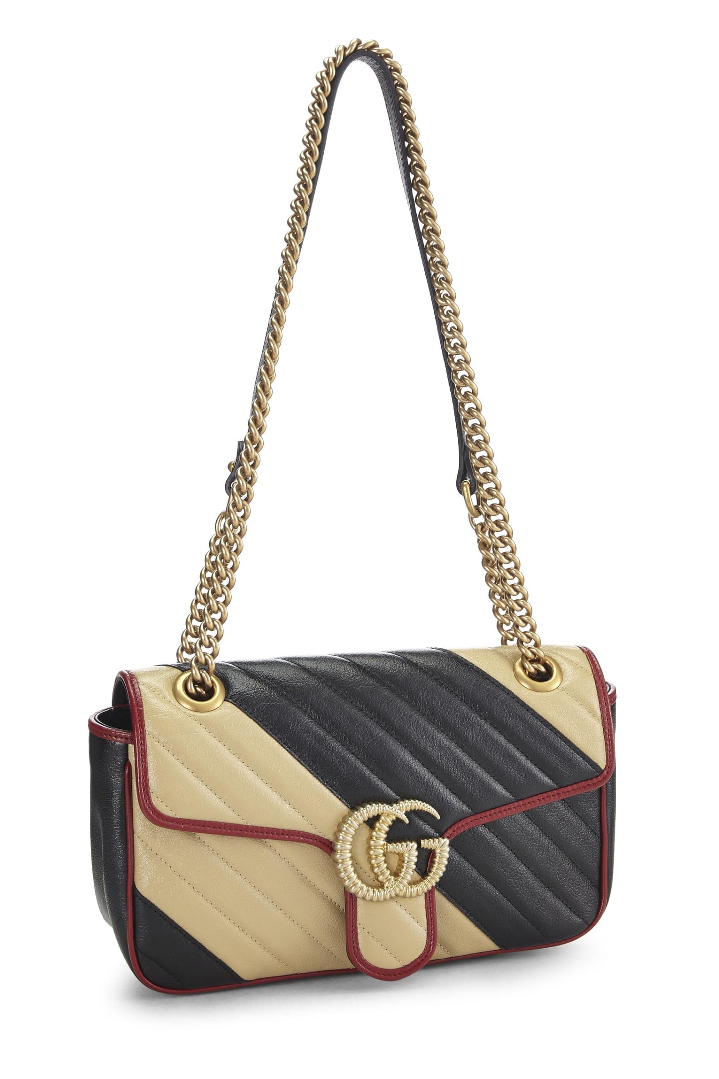 Gucci,  Multicolor Matelassé Leather Marmont Shoulder Bag, Multi