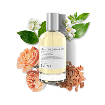 Twist - Classy No. 30 - Eau De Parfum Inspired by Chanel's No. 5, Long-Lasting Perfume For Women, Paraben Free, Vegan, Clean Ingredients, Fragrance - Spray 100 ml | 3.4 fl. oz.