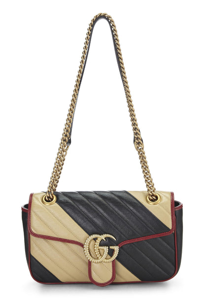 Gucci,  Multicolor Matelassé Leather Marmont Shoulder Bag, Multi