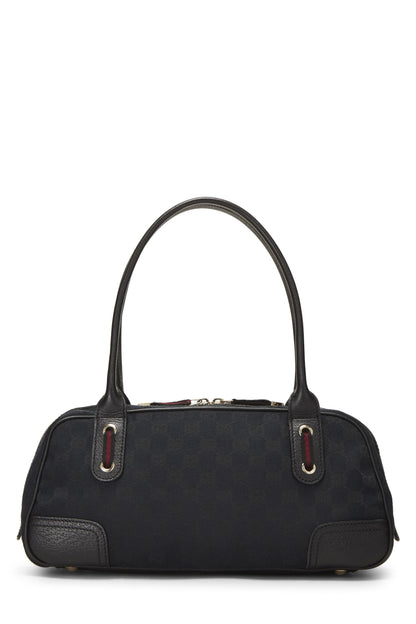 Gucci,  Black GG Canvas Princy Shoulder Bag, Black