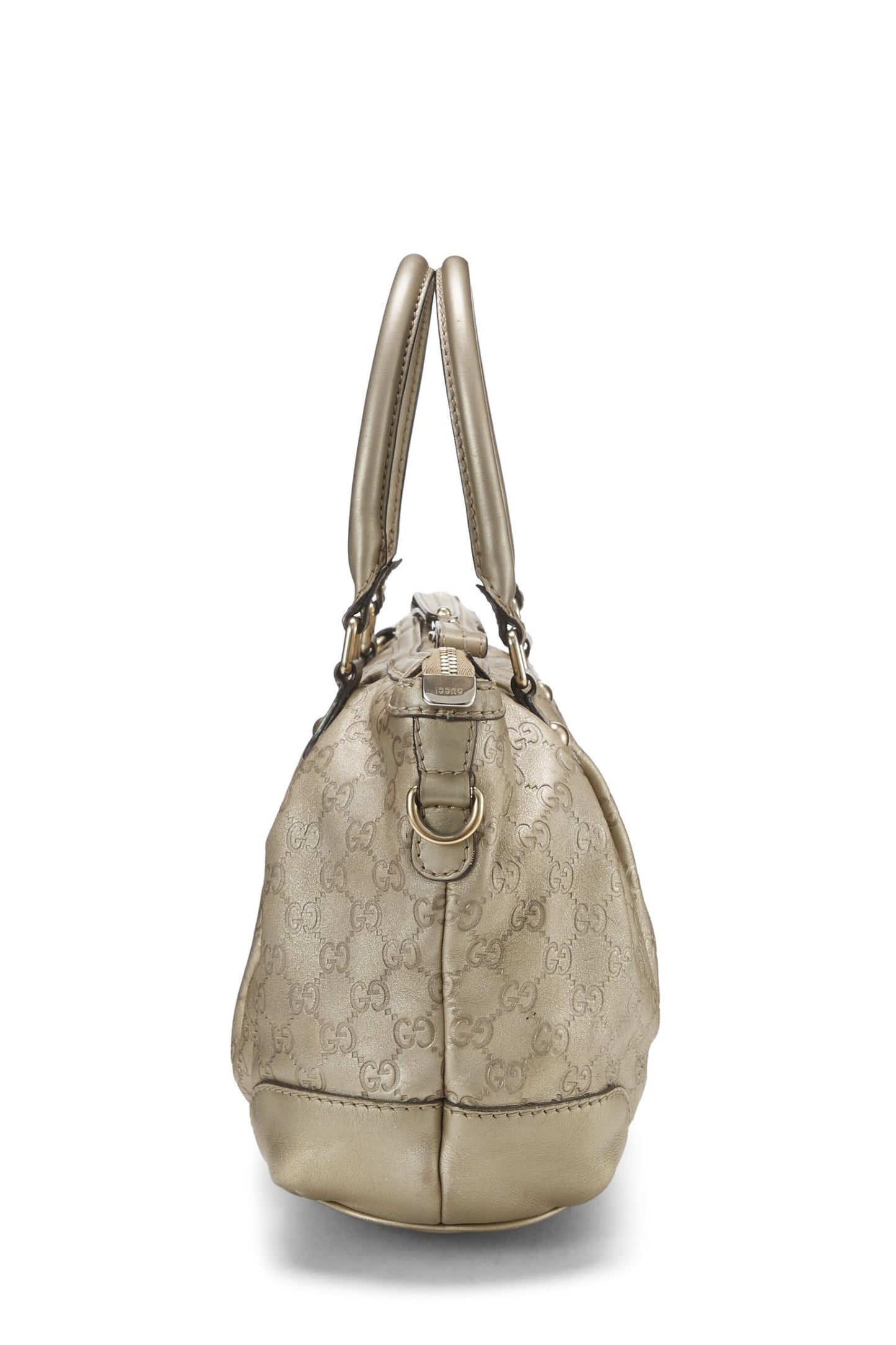 Gucci,  Gold Guccissima Sukey Zip Hobo Large, Gold