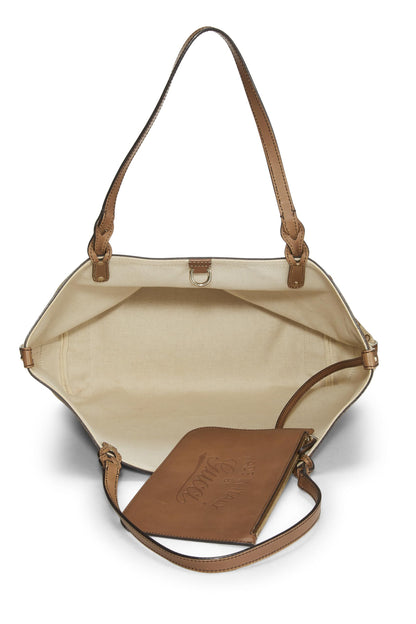 Gucci,  Beige Original GG Canvas Craft Tote, Brown