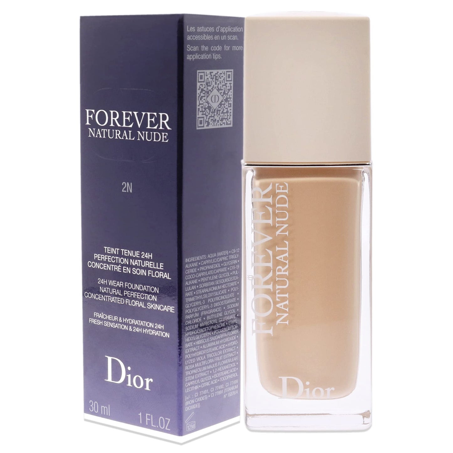 Christian Dior Dior Forever Natural Nude Foundation - 2N Neutral Women Foundation 1 oz