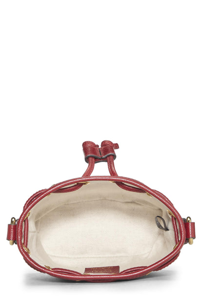 Gucci,  Doraemon x Gucci Coated Canvas Bucket Bag Mini, Red