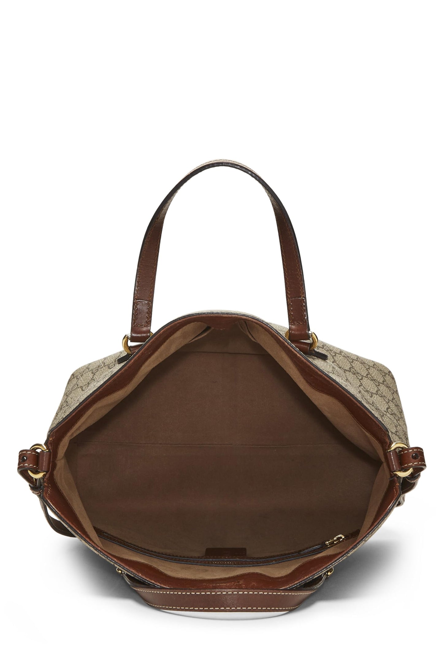 Gucci,  Original GG Supreme Canvas Linea Fold Over Bag, Brown