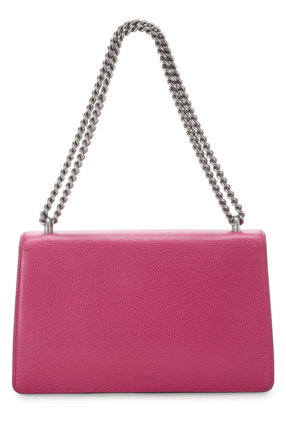 Gucci,  Pink Leather Dionysus Shoulder Bag Small, Pink