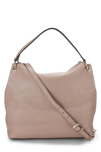 Gucci,  Pink Leather Soho Convertible Hobo, Pink