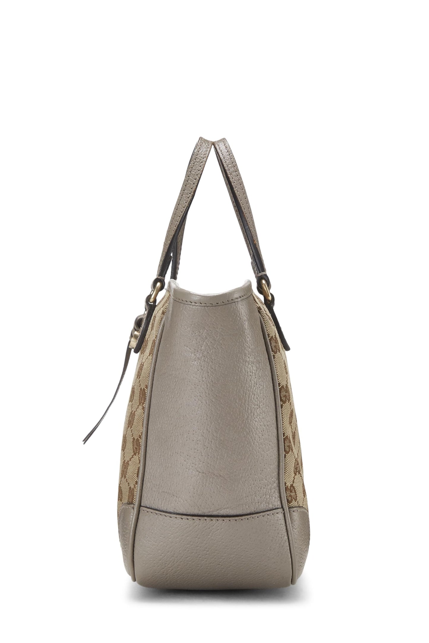 Gucci,  Grey Original GG Canvas Bree Tote Small, Grey