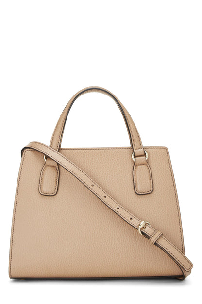 Gucci,  Beige Grained Leather Soho Handbag, Beige