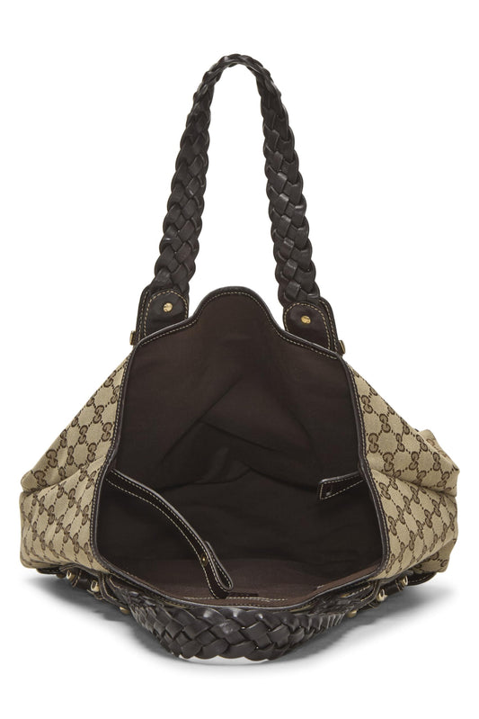 Gucci,  Original GG Canvas Pelham Tote, Brown