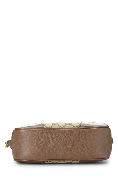 Gucci,  Brown Original GG Canvas Bree Crossbody, Brown