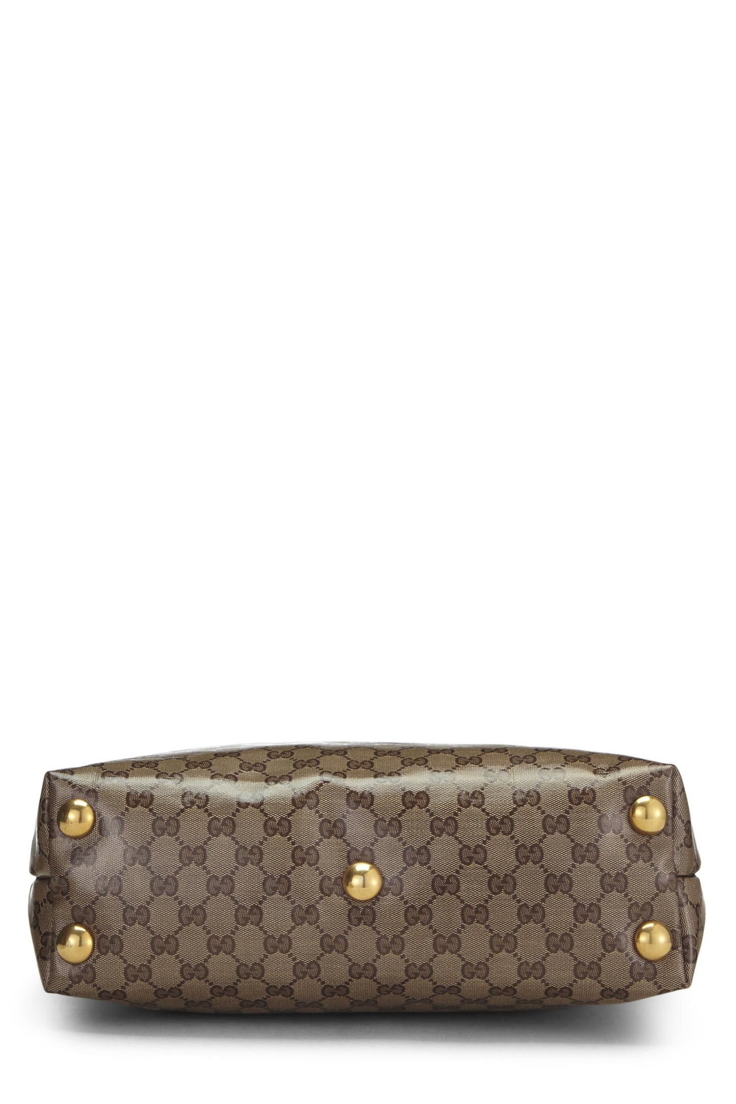 Gucci,  Brown Original GG Crystal Canvas Tote, Brown