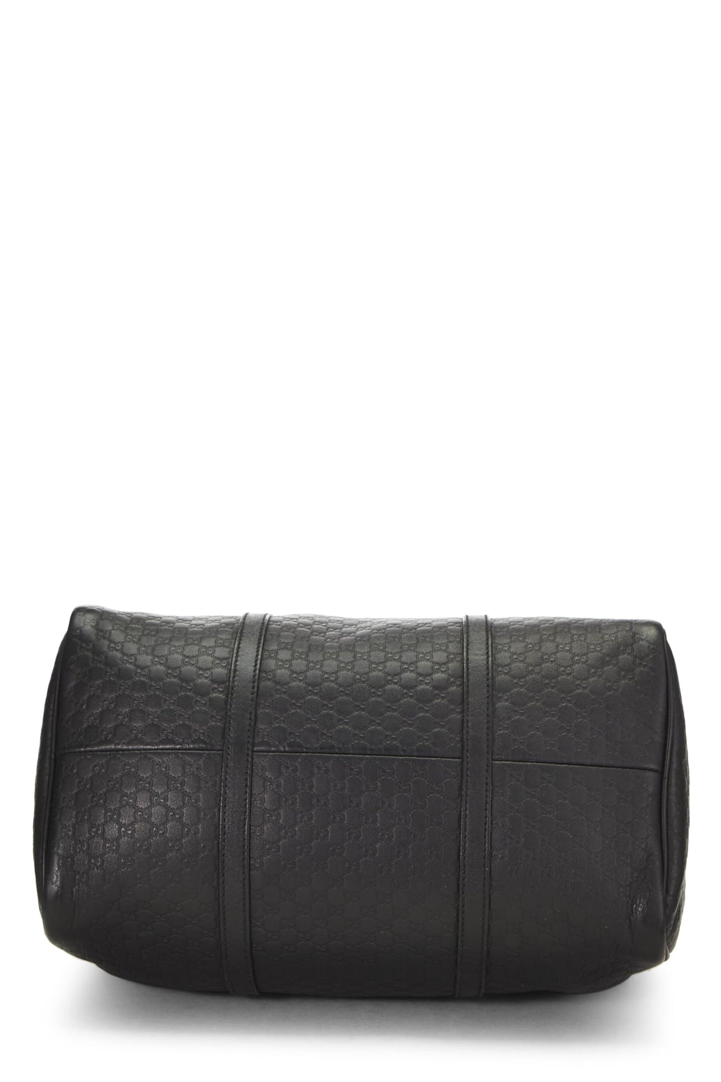 Gucci,  Black Microguccissima Leather Boston Bag, Black