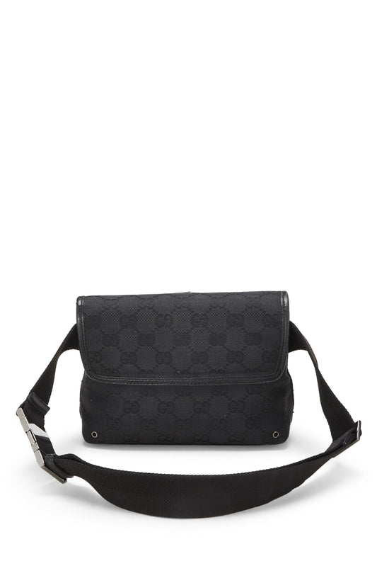 Gucci,  Black GG Canvas Kandinsky Waist Pouch Small, Black