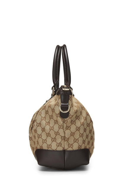 Gucci,  Original GG Canvas Sukey Handle Bag Medium, Brown