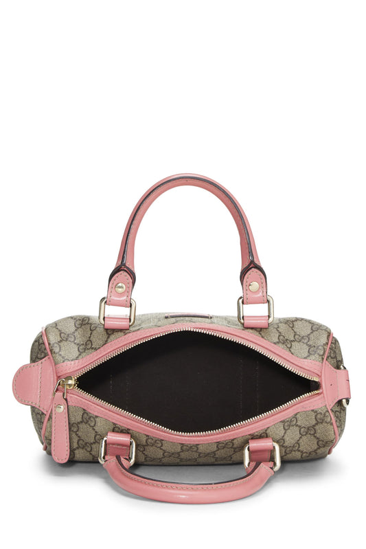 Gucci,  Pink Original GG Supreme Canvas Joy Boston Bag, Pink