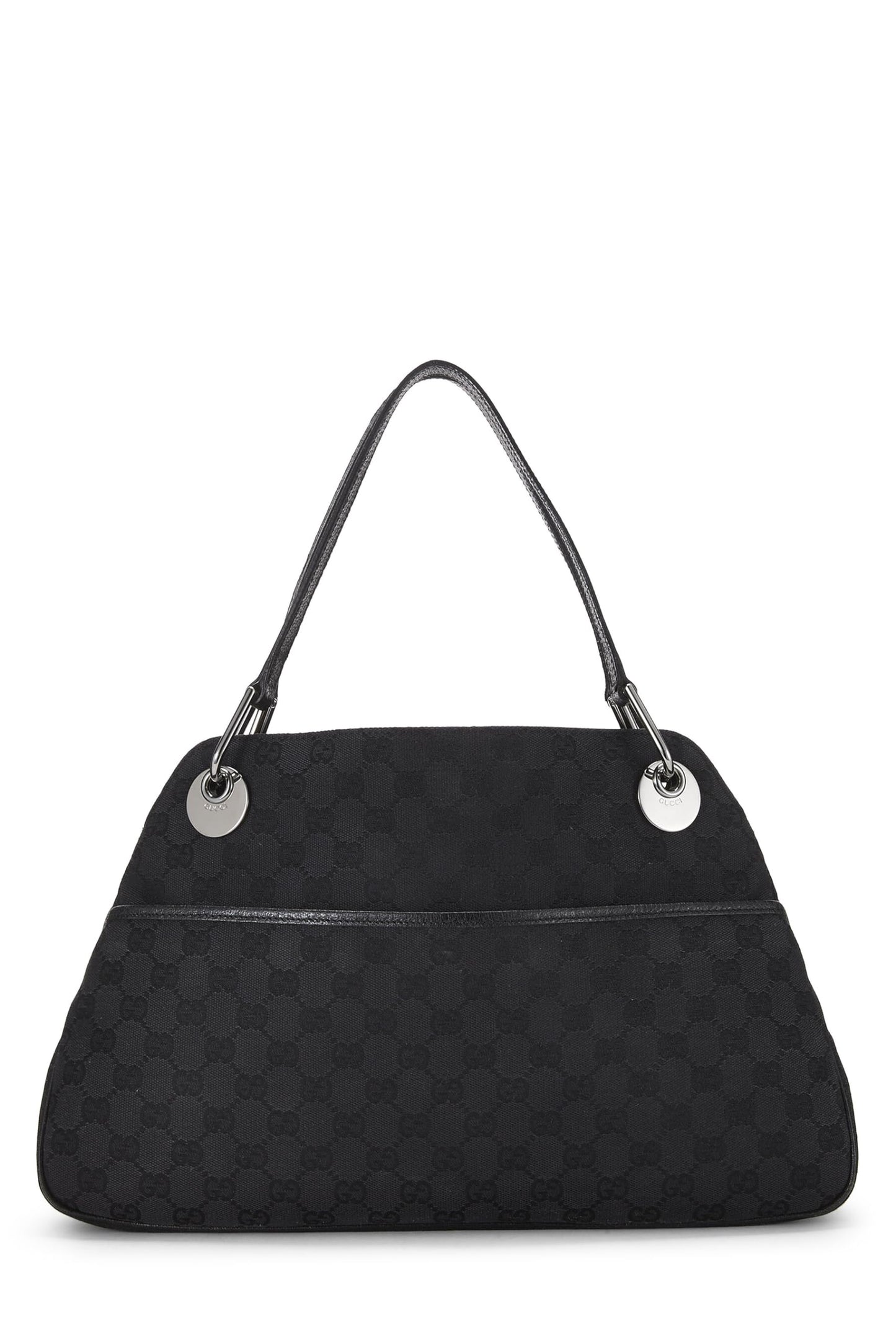 Gucci,  Black Original GG Canvas Eclipse Tote Large, Black