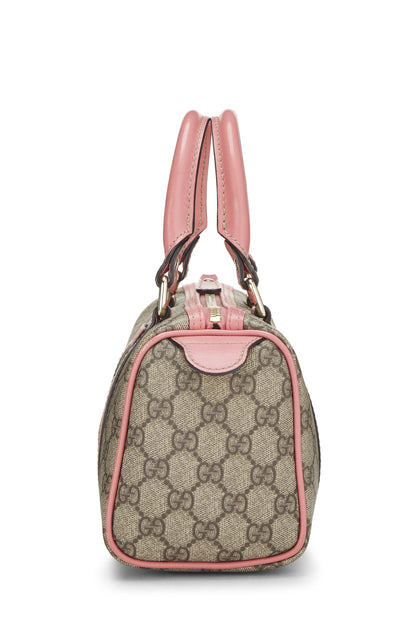 Gucci,  Pink Original GG Supreme Canvas Joy Boston Bag, Pink