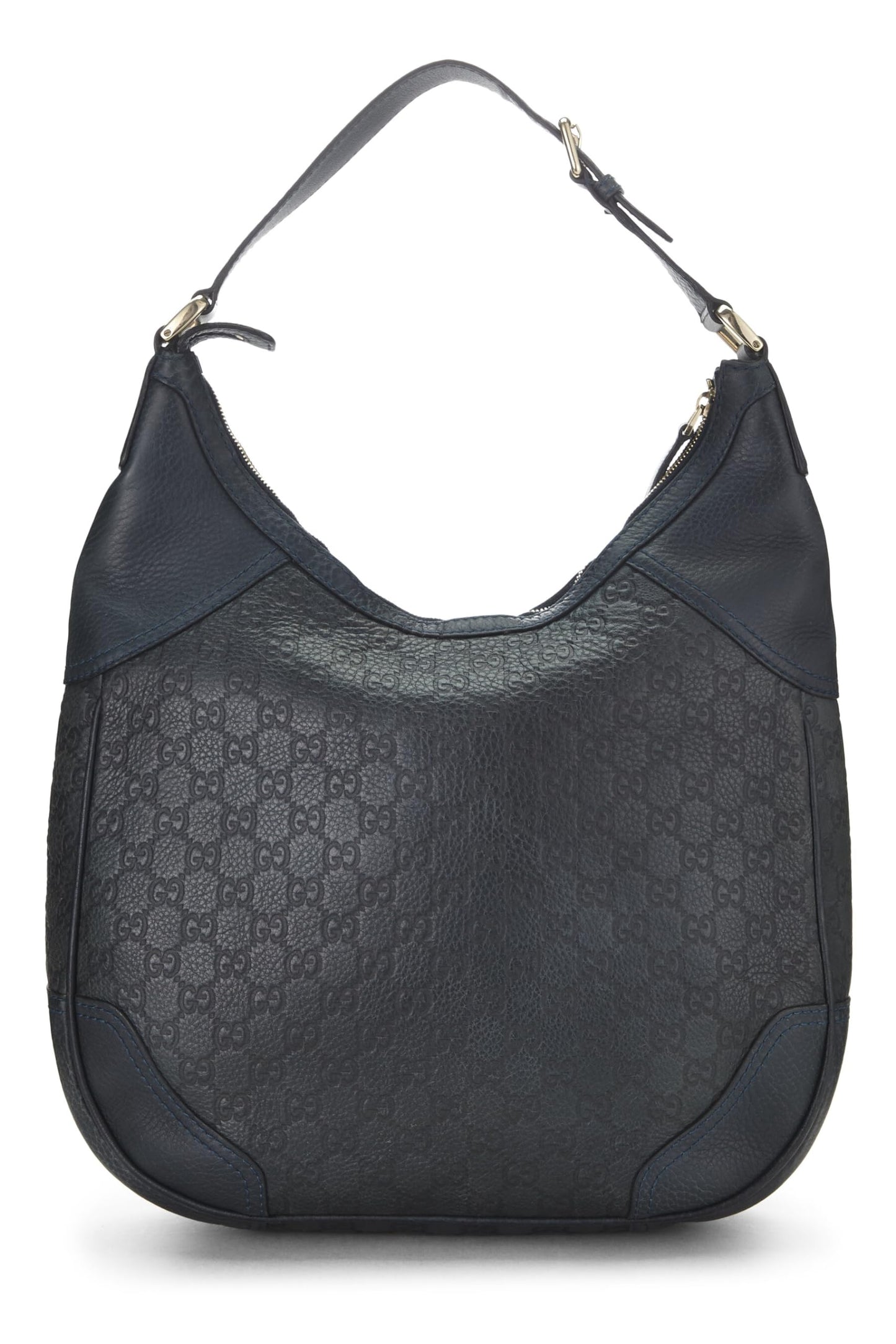 Gucci,  Navy Guccissima Leather Catherine Hobo, Navy