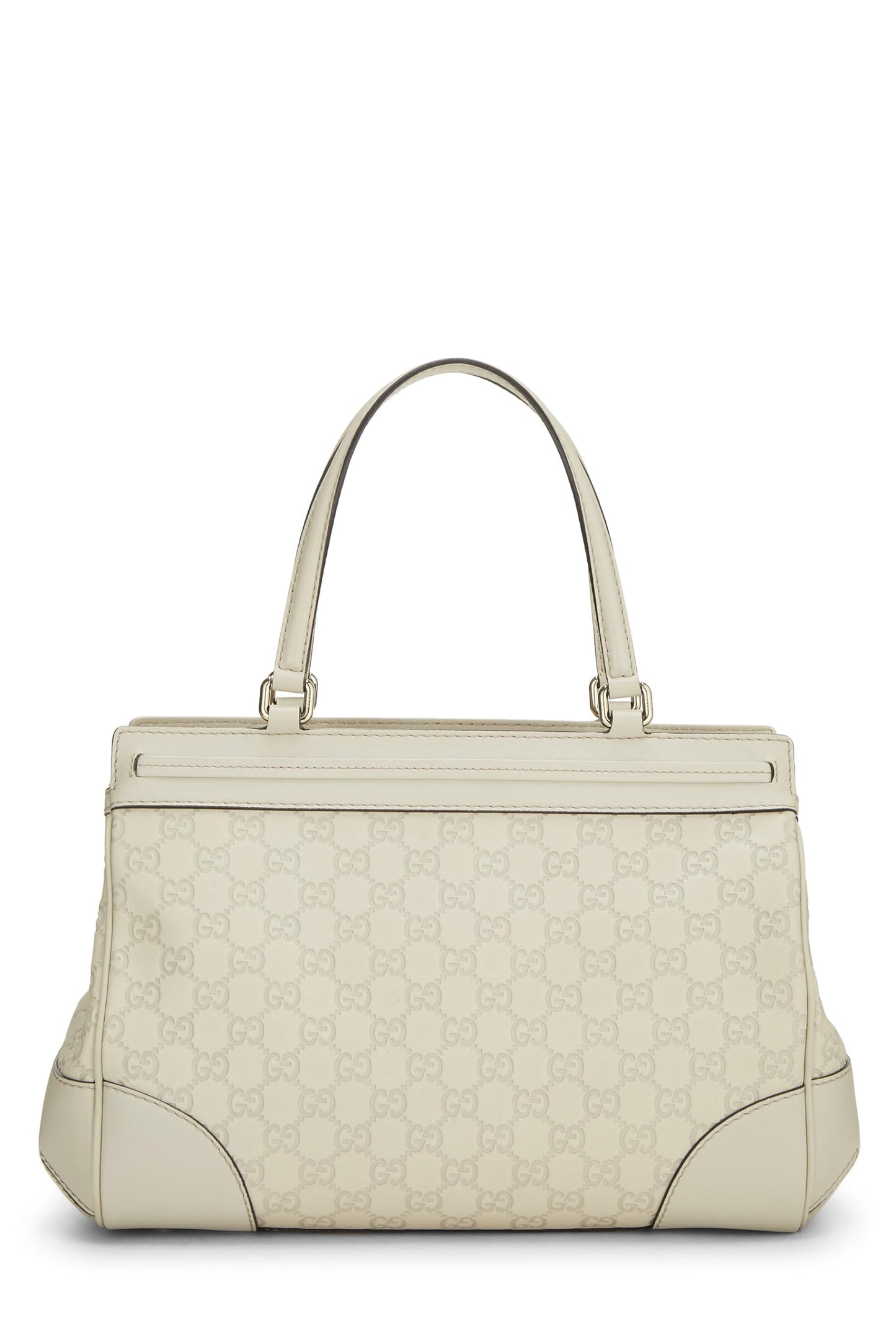 Gucci,  White Guccissima Mayfair Double Tote, White