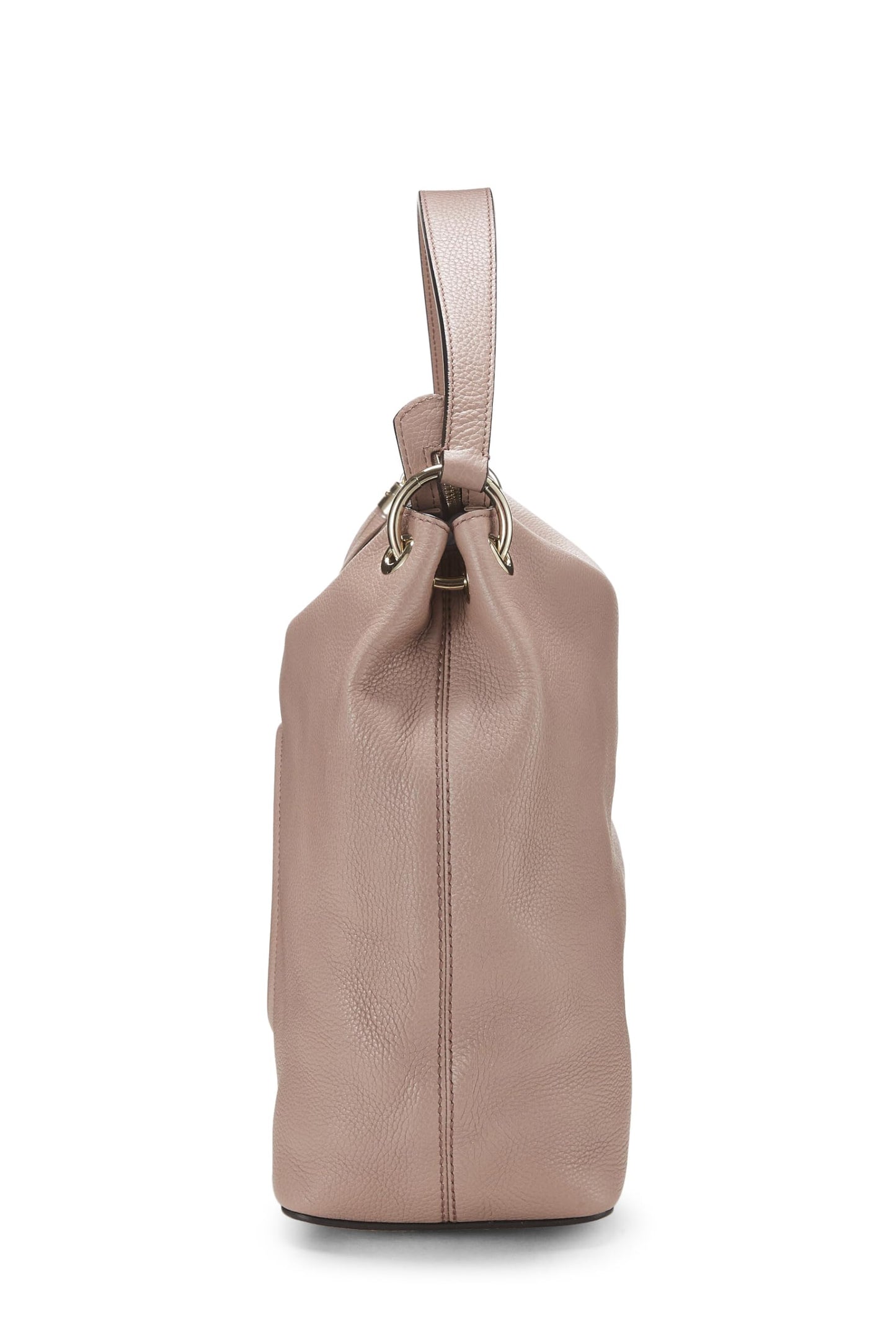 Gucci,  Pink Leather Soho Convertible Hobo, Pink