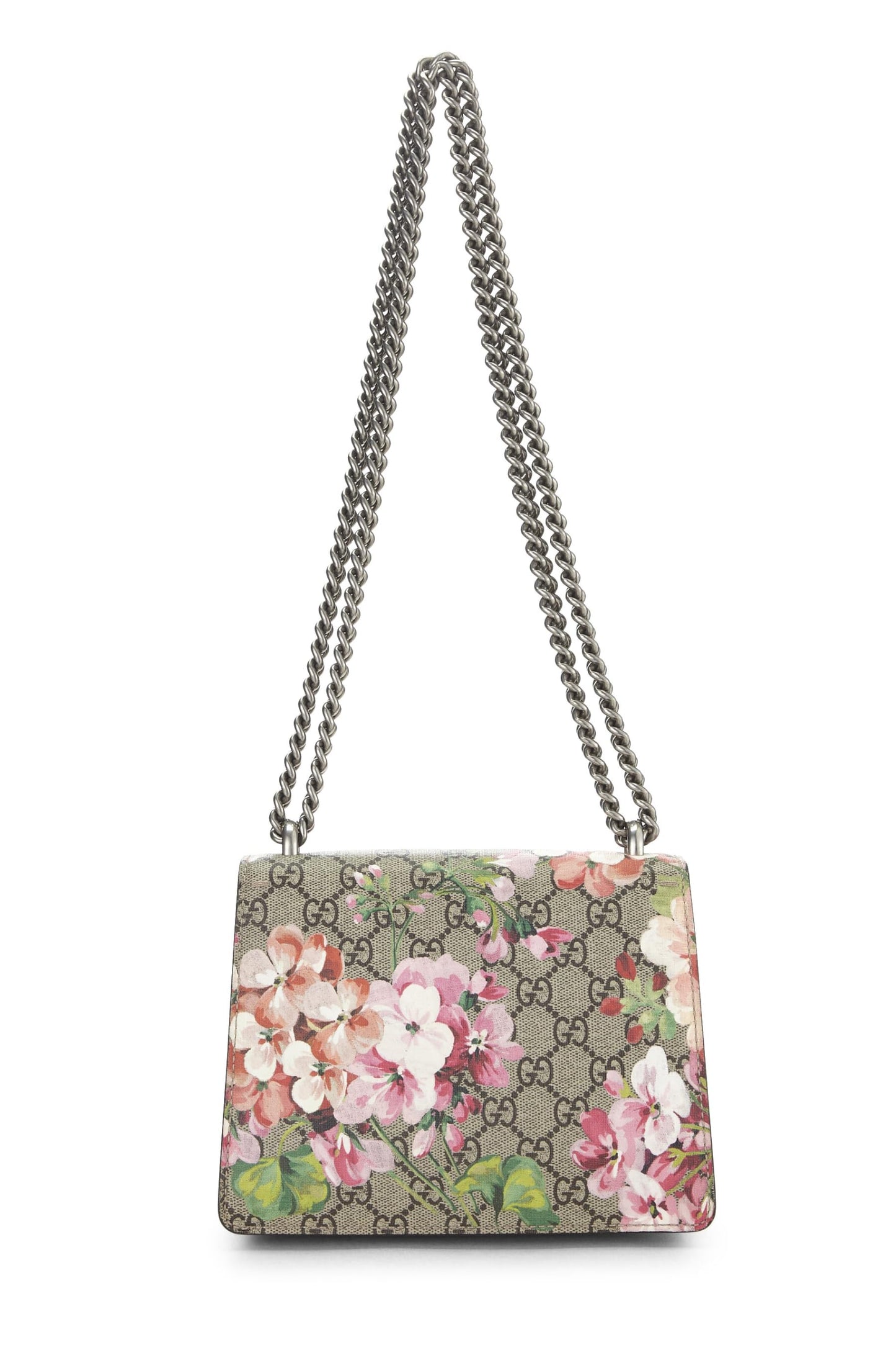 Gucci,  Pink GG Blooms Canvas Dionysus Shoulder Bag Mini, Pink