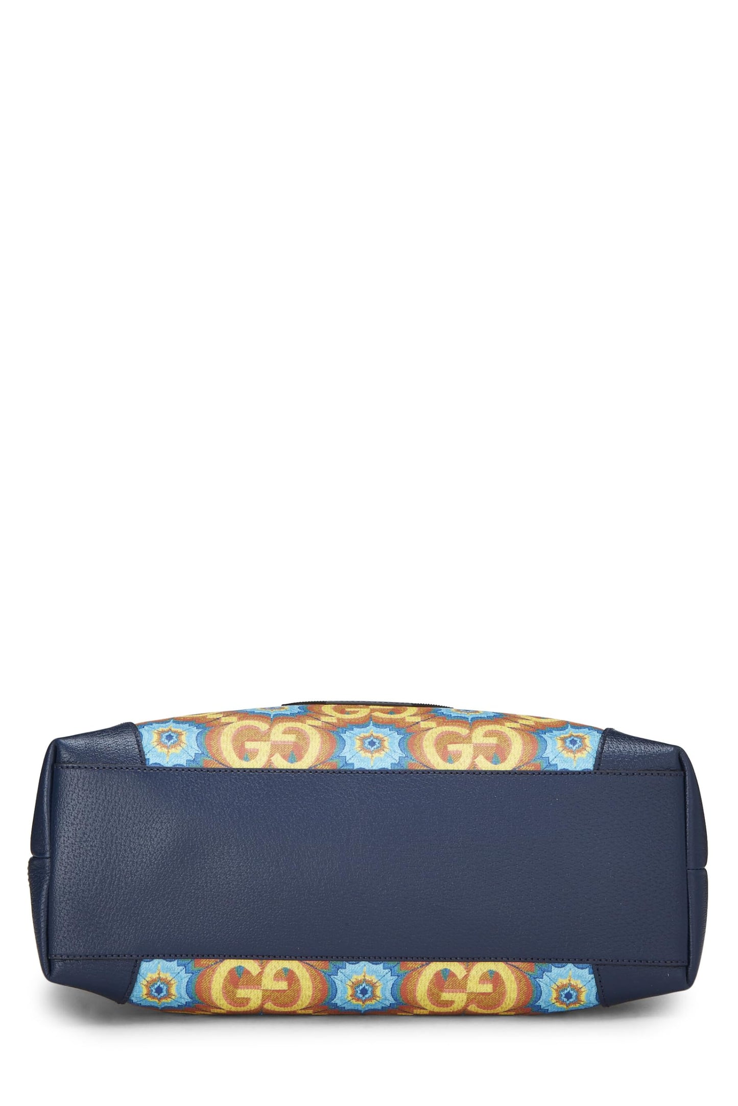 Gucci,  Navy Coated Canvas Kaleidoscope Ophidia Tote, Navy