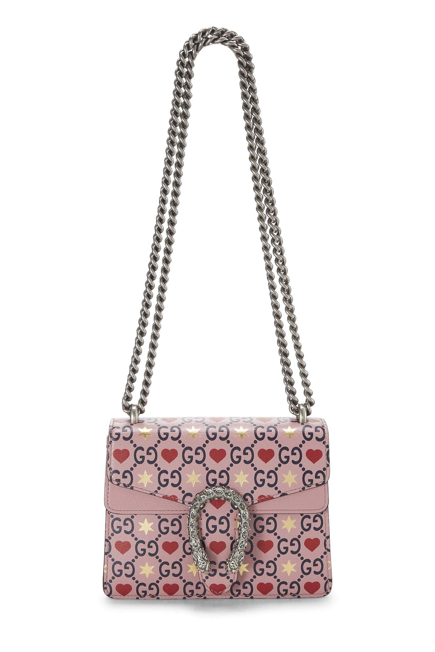 Gucci,  Pink Valentine Dionysus Shoulder Bag Medium, Pink