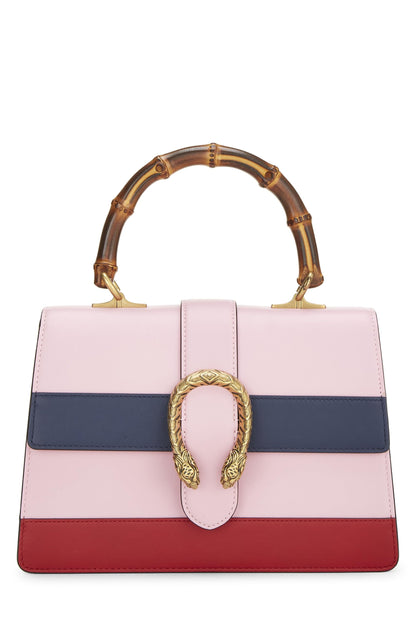 Gucci,  Pink Leather Dionysus Bamboo Handbag, Pink