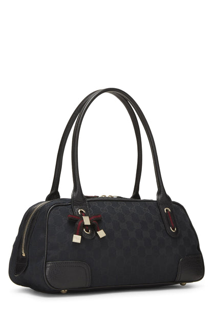 Gucci,  Black GG Canvas Princy Shoulder Bag, Black