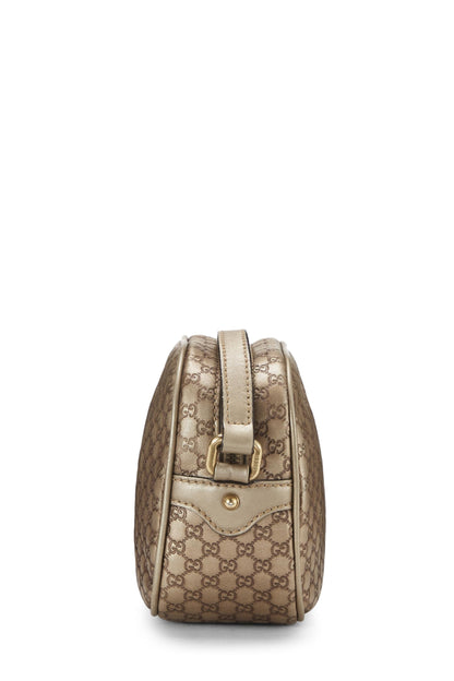 Gucci,  Gold Microguccissima Leather Camera Bag, Gold