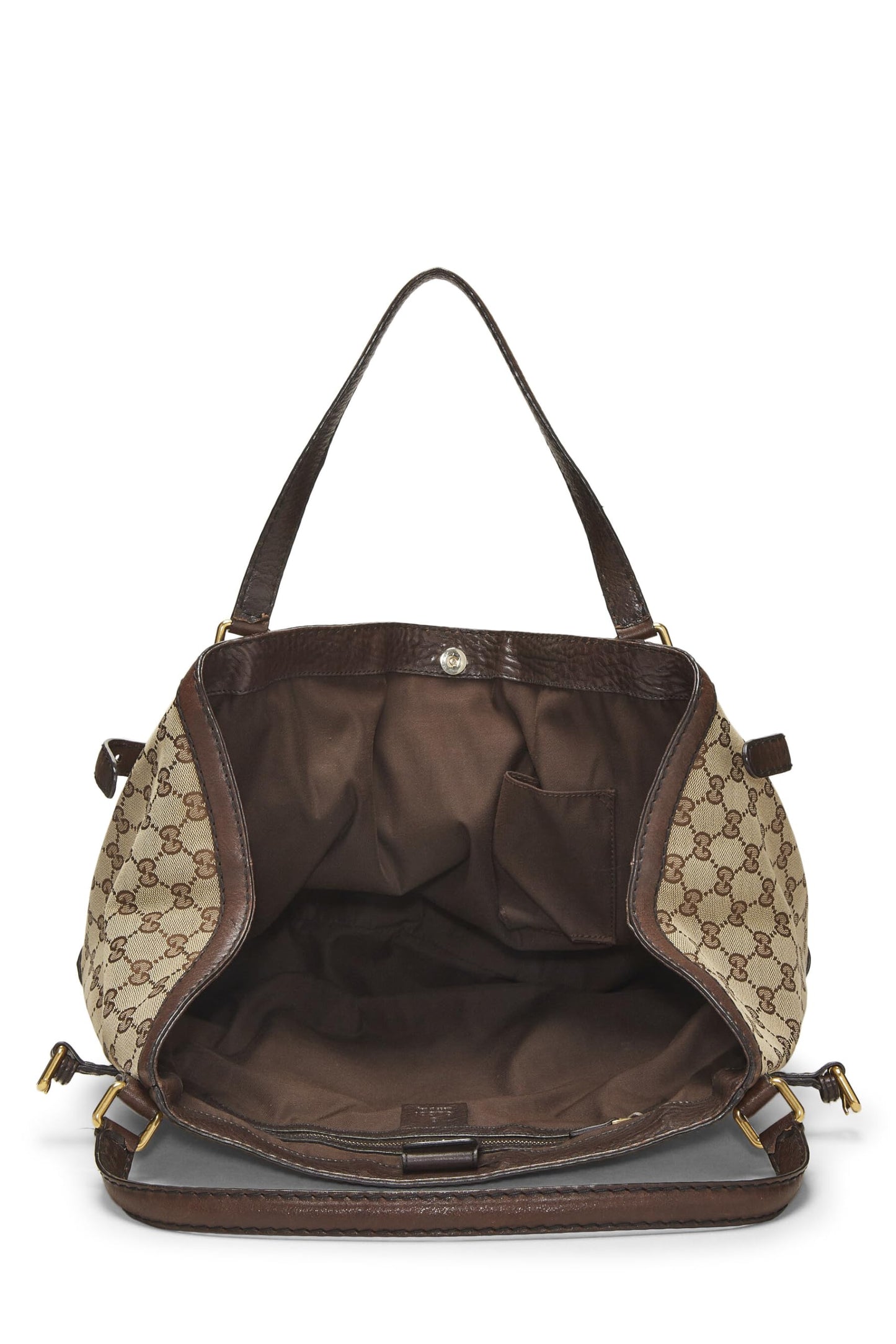 Gucci,  Original GG Canvas Jockey Tote Large, Brown