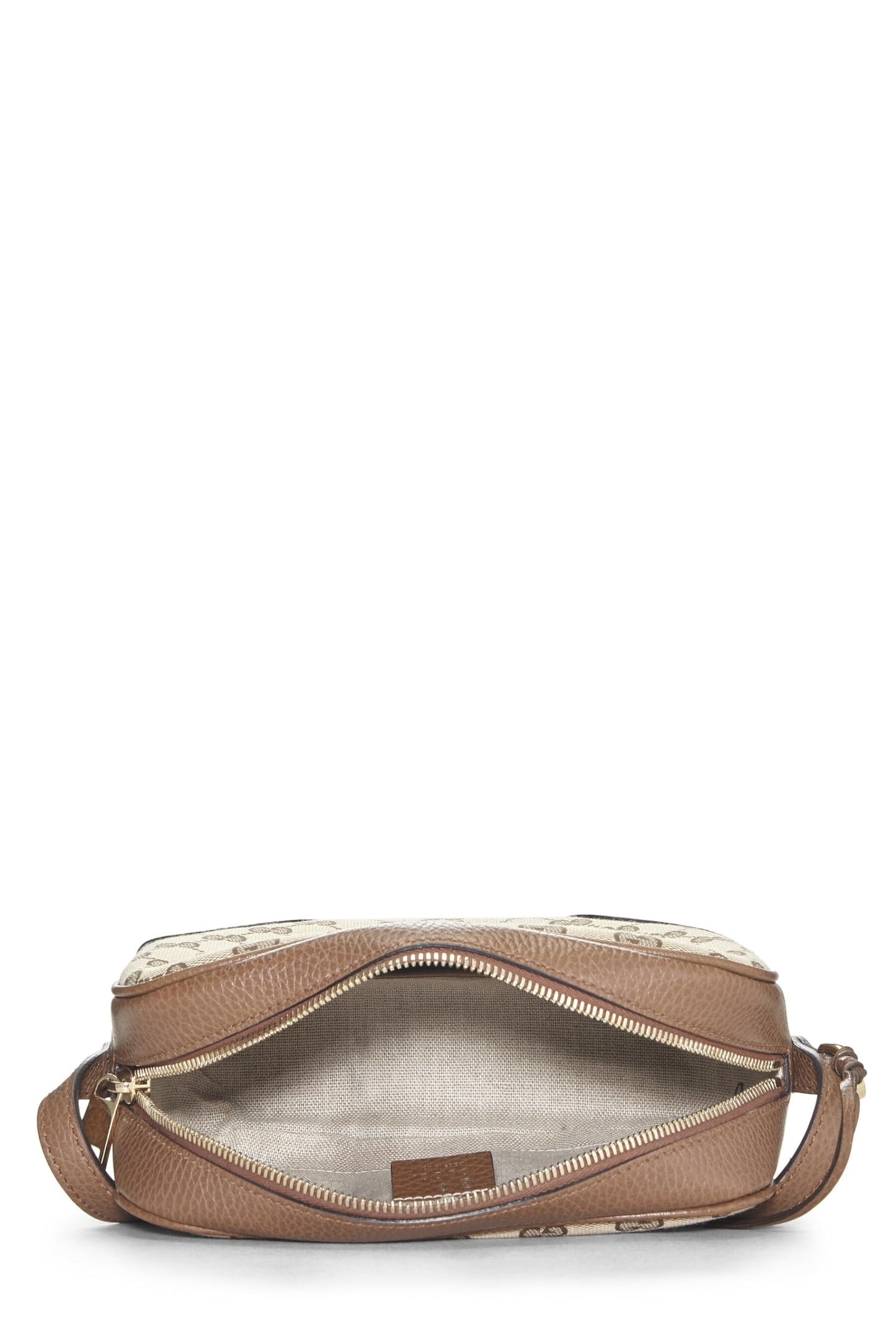 Gucci,  Brown Original GG Canvas Bree Crossbody, Brown