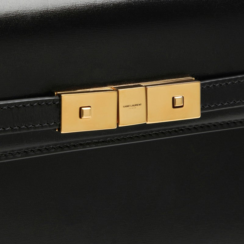 Saint Laurent Manhattan Mini Bag Black Leather Women