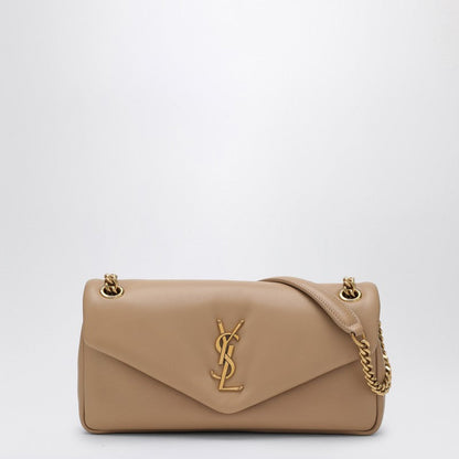 Saint Laurent Beige Calypso Leather Bag Women